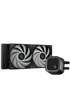 DEEPCOOL Deepcool LE520 ARGB AIO Liquid CPU Cooler, 240mm Radiator, 2x High-Performance aRGB Fans, 500~2250 RPM Fan Speed, 85.85 CFM Fan Airflow, Hydro Bearing Type, Black | R-LE520-BKAMMN-G-1  - Image 2
