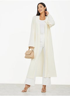 Textured Regular Fit Midi Kimono