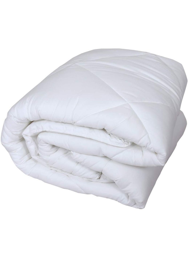 OMAJA HOME OMAJA HOME Classic All Season 5 Star Hotel Microfiber Warm DuvetAC ComforterQuilt Solid White Single Size 60x90 