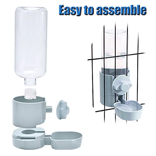 Oncpcare 17oz Rabbit Water Bottle, Pet Cage Suspended Dispenser, Hanging Automatic Small Pet Water Bowl for Bunny Cat Ferret - Image 4