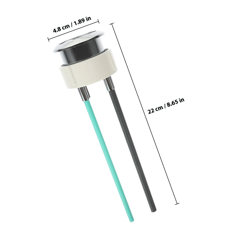 Bathroom Toilet Water Button Closestool Flush Push Button for Home - Image 2