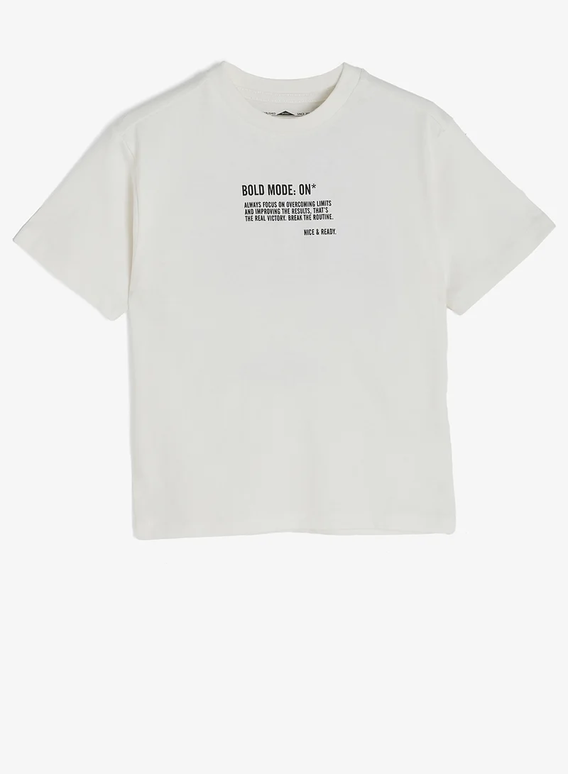 ريبلز مع نمشي Boys Drop Shoulder T-shirt
