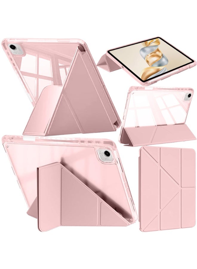 eGreen99 for Honor Pad X9a 11.5 Inch Case Cover, Triple Fold Y-shaped Design, Multi Angle, Leather Tablet Cover, Automatic Wake-up/sleep,Pink - Image 1
