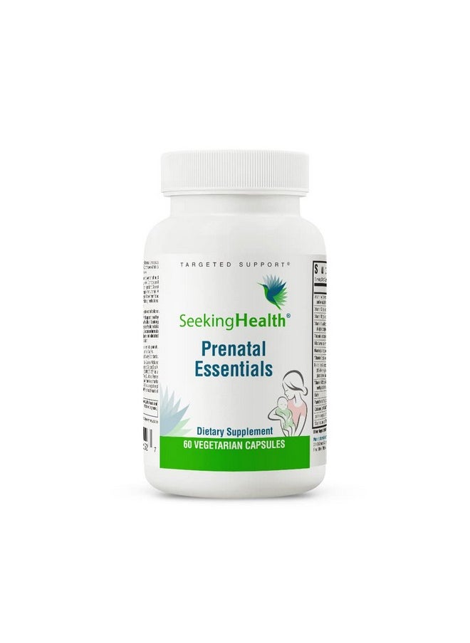 Seeking Health Prenatal Essentials Methylated Bioavailable Folate And B12 Vitamin D3 And K2 Key Nutrients To Support Pregnancy And Breastfeeding Vegetarian (60 Capsules)*  - Image 2