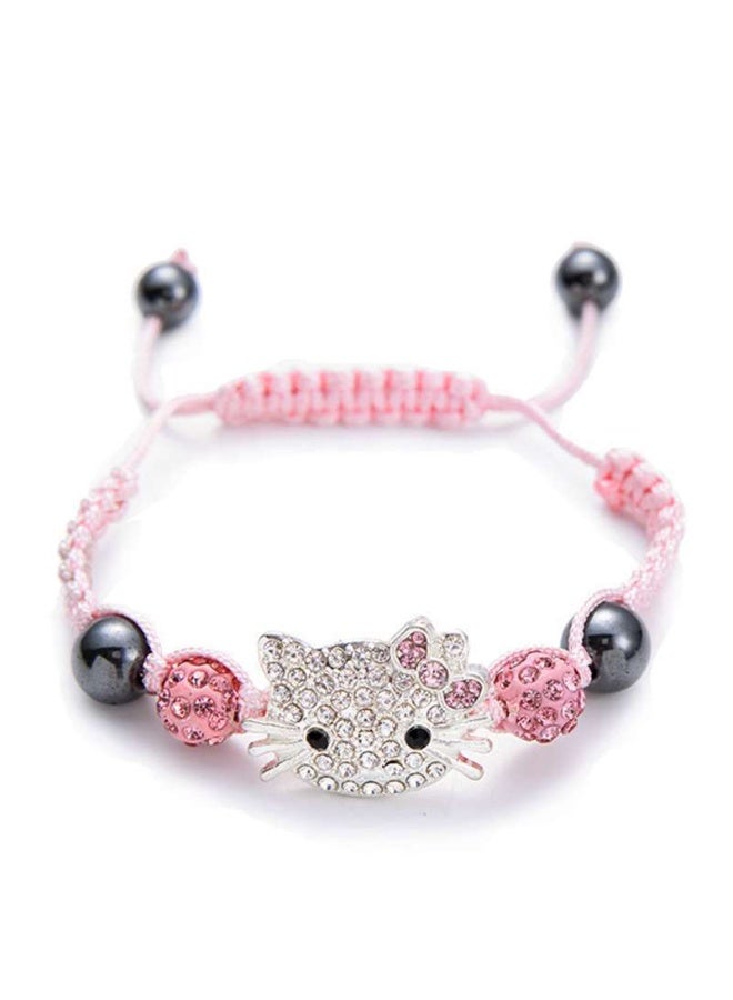 هالو كيتي طقم سوار ساعة مرصع بالألماس من Hello Kitty - Image 4