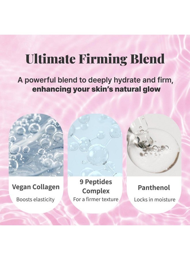 VARUZA Firm & Glow Sheet Mask With Vegan Collagen Semi-Gel Sheet Biodegradable 100% Cellulose Sheet For Anti-Aging Hydration Elasticity Peptide Complex-9 Niacinamide (10) - Image 1
