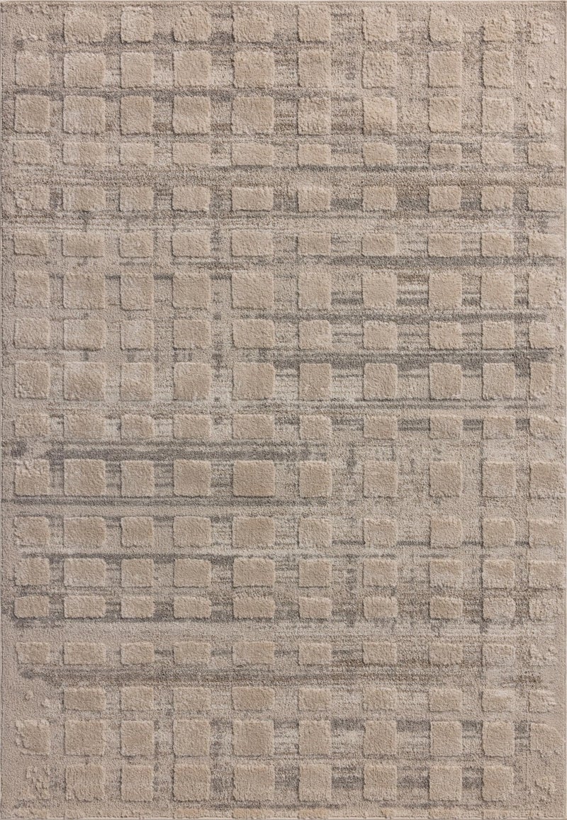 Loloi Amber Lewis Monty Collection MOT-06 Pebble/Beige 2'-7" x 4', .50" Pile Height, Area Rug - Image 2