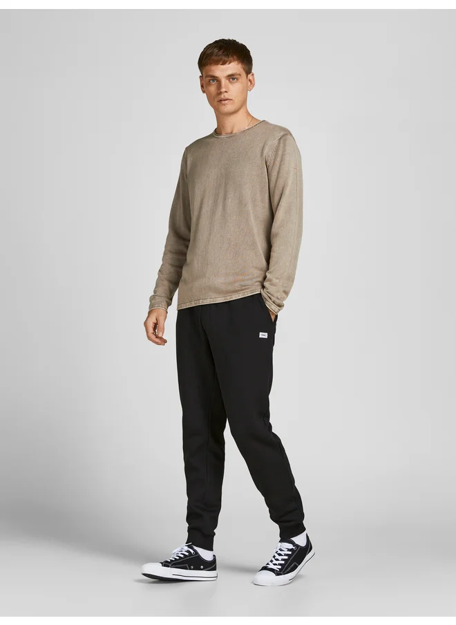 برودكت Produkt Solid Jogger Pants With Logo Print