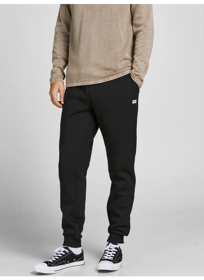 برودكت Produkt Solid Jogger Pants With Logo Print
