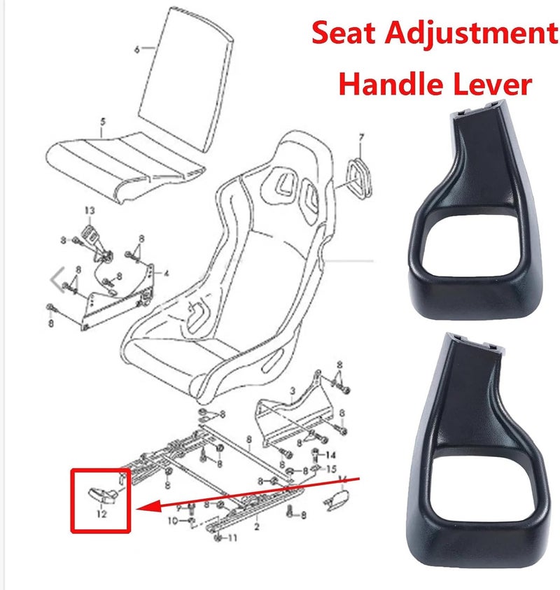 Vuzmode Car Seat Adjustment Handle Lever - Image 5