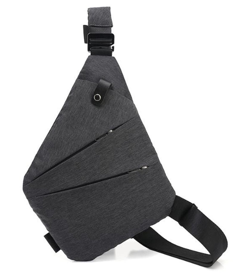 Liangliang Crossbody Sling Bag for Men, Ultra-Light Chest Bag for Right & Left Shoulder, Water Resistant Casual Daypack for Working, Hiking, Traveling
