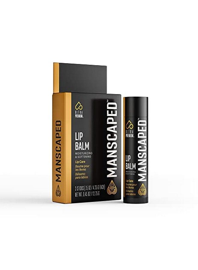 Manscaped Refining The Gentleman Manscaped™ Moisturizing And Soothing Lip Balm Infused With Vitamin E Peppermint Oil And Eucalyptus Oil For Chapped Lips Matte Finish (3Pack) - Image 2