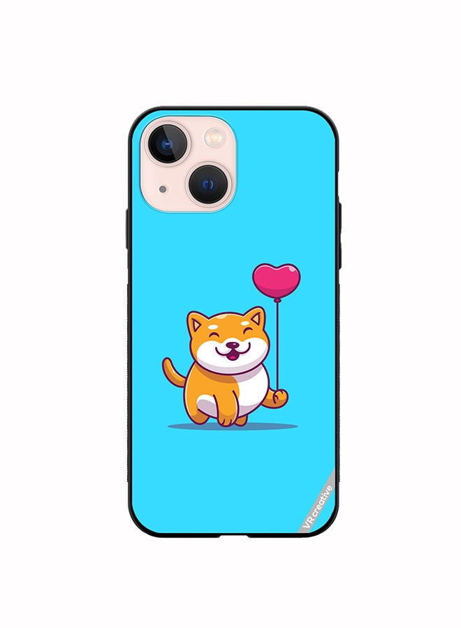 VR CREATIVE Protective Case Cover For Apple iPhone 14 Cute Dog Design Multicolour - Image 1