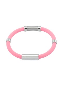 Anti Static Wrist Straps, Electrostatic Removal Bracelet, Waterproof Silicone Sports Bracelet with Negative Ion, Women Men Anti Static Bracelet, Pink