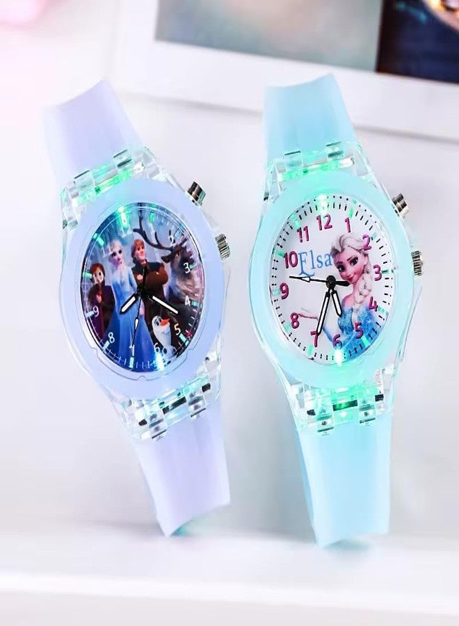 TOOYEP Birthday Gift for Brothers & Sisters I Rakhi Stationary Set for Kids, 7 in 1 School Supplies with Watch, Pencil Case, Diary, Pen, Pencil, Eraser I Cute Stylish Combo Gift Pack (Mermaid) - Image 4