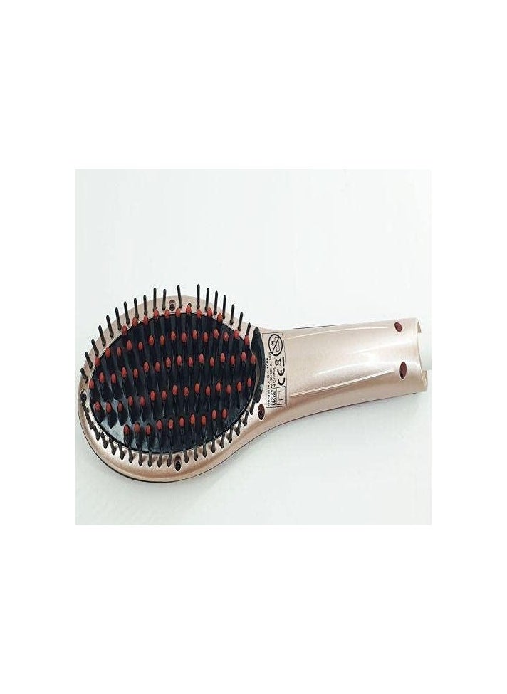 sokany - Sokany Electric Hair Brush Ceramic Coated Anti-Bacterial Technology Temperature Display Specialized: For Straightening Hair For Colored Hair For Curling Hair On/Off Button Temperature Control Buttons Strong Plastic Heated Contacts Long Lasting 1000 Watts SK_1006 - Image 1