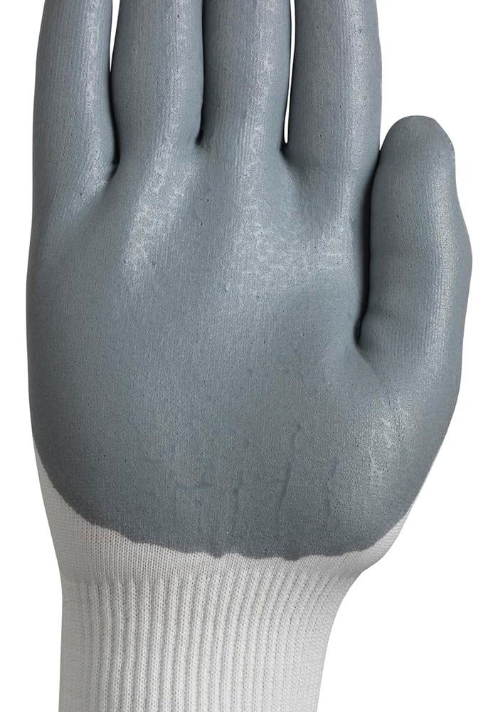 Ansell HyFlex 11-800 Large Nylon Gloves with Gray Foam Nitrile Coating - Pack of 12 - Image 3