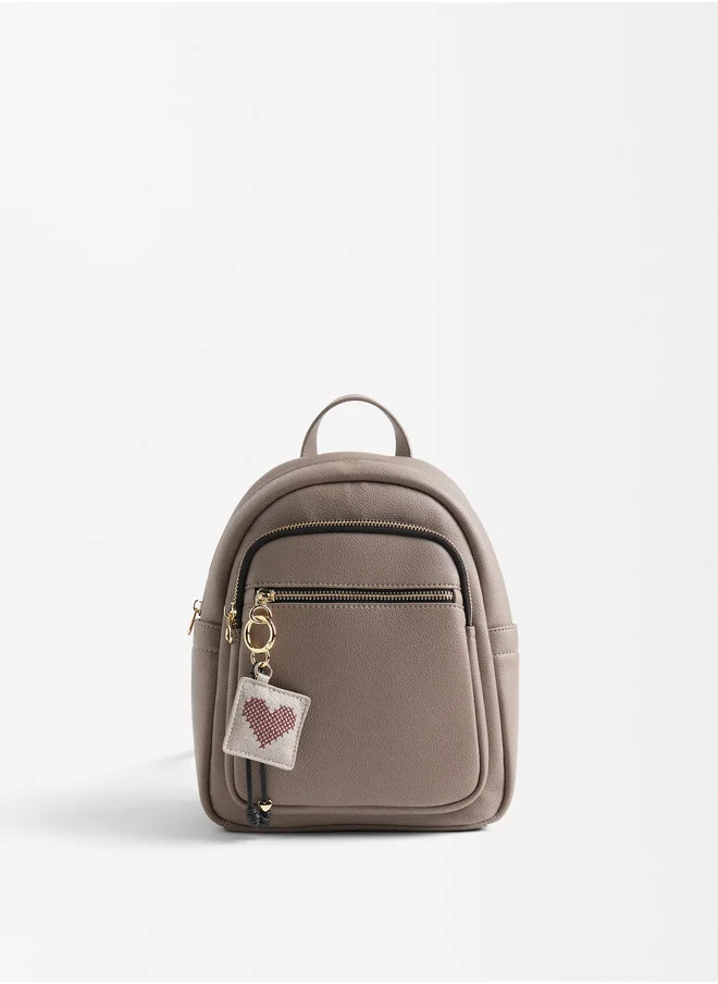 PARFOIS Backpack With Heart Pendant