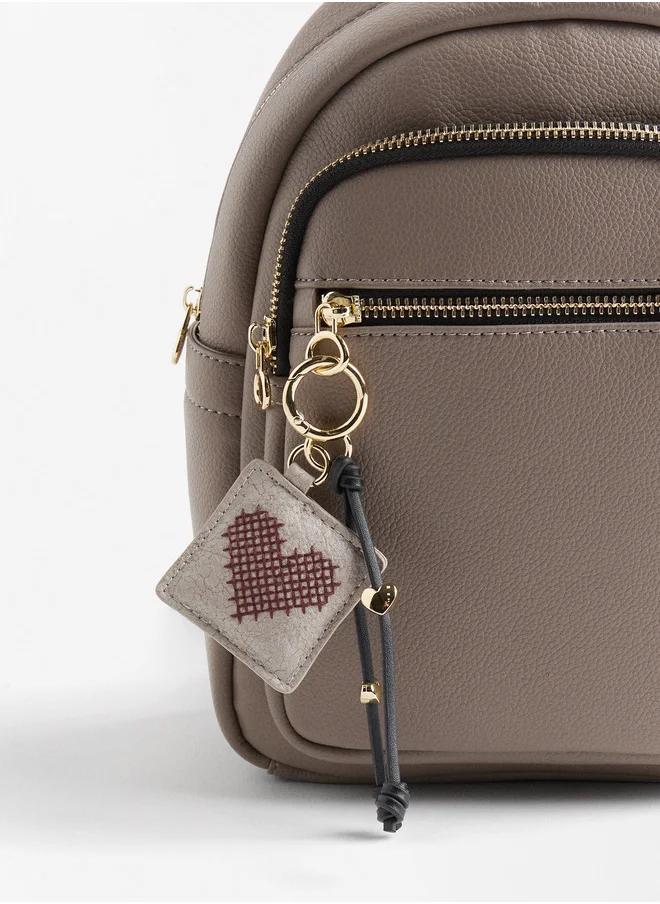 PARFOIS Backpack With Heart Pendant