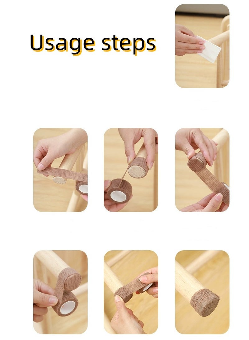 8 Rolls Silent Self-Adhesive Tape For Furniture, Anti-Slip Protective Foot Pads For Tables And Chairs - Image 3