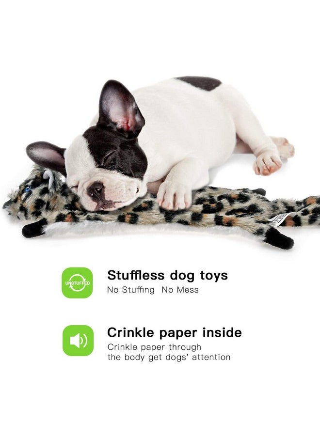 SHARLOVY - Dog Squeaky Toys No Stuffing 6 Pack Dog Toys Crinkle Dog Toys For Small Dogs Durable Dog Chew Toys Plush Cute Animals Natural Puppy Toys For Teething Pet Toys Squeak - Image 1