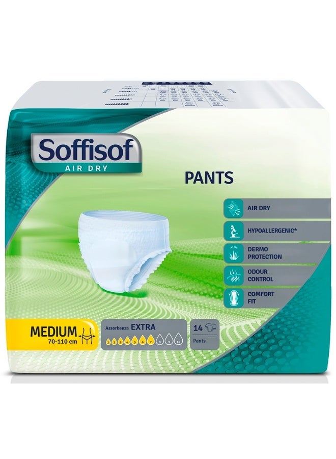 Soffisof Air Dry Pants Extra M Diaper 14 Pieces - Image 1