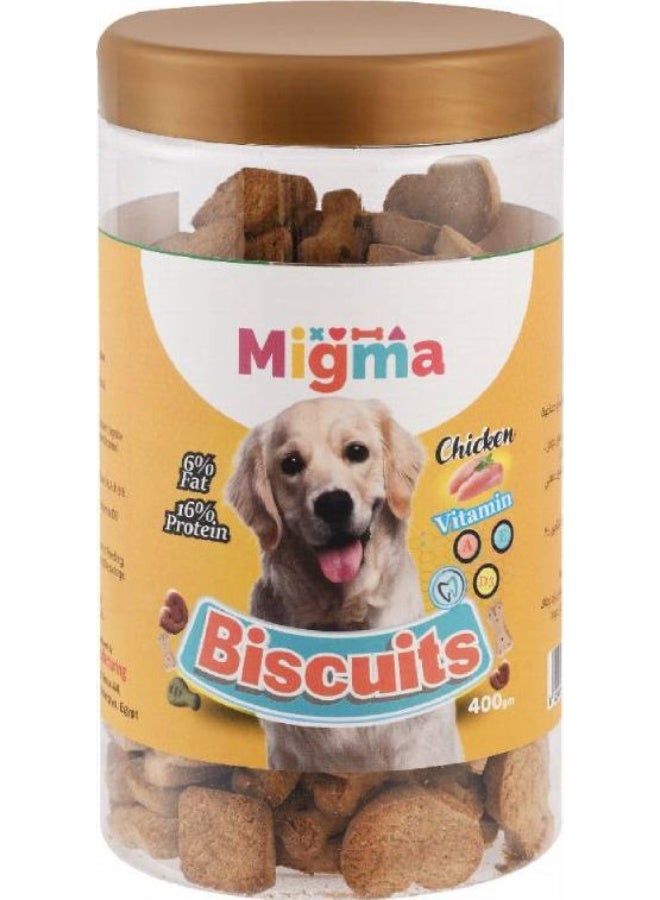 Migma chickenBiscuit Treats for Adult Dogs 400GM