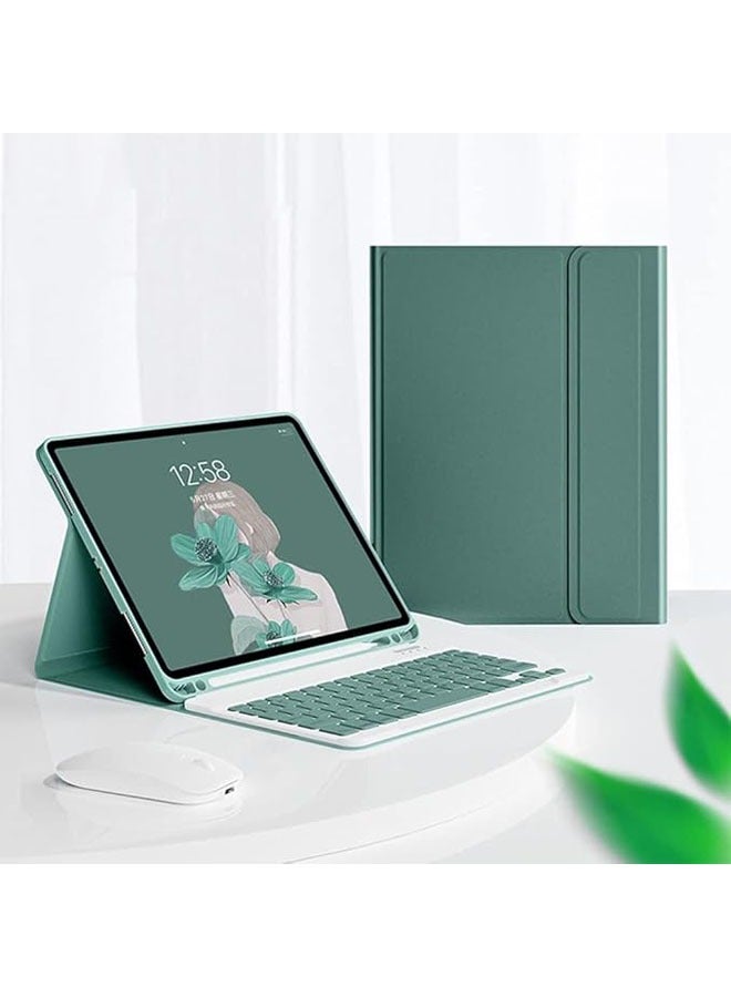 general Arabic and English Keyboard Case for iPad Pro 11 2024 2024 (M4) with Keyboard, Bluetooth Mouse and Pencil Holder