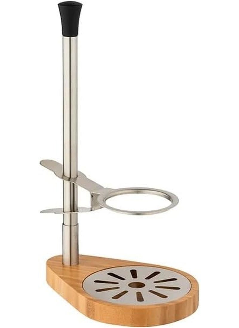 Generic V60 Adjustable Coffee Filter Funnel Holder - Coffee Maker Holder - Pour Over Coffee Filter Holder with Adjustable Wooden Base Suitable for Pour Over Drip Coffee  - Image 4