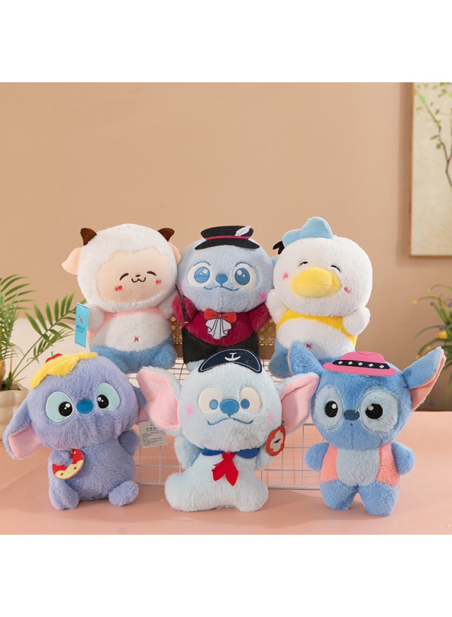 Plush Toy 8-inch Grasping Machine Doll Wedding Throwing Doll Doll Machine Doll Plush Batch Pushing Gift-Specifications:Pirate Capybara-Color:8inch (about 25cm) - Image 2
