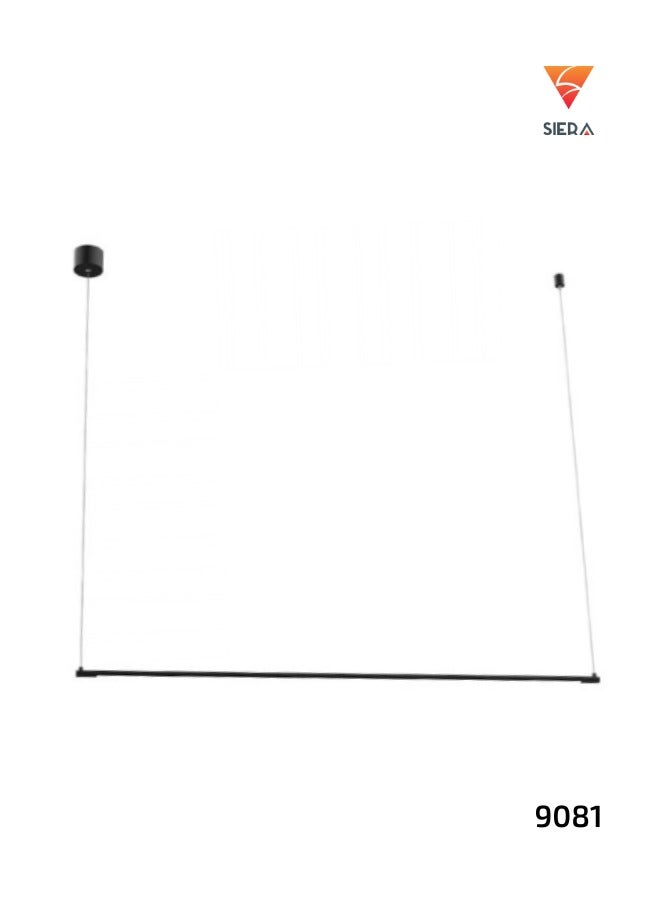 إنارة سيرة علاقي الفالاين لينير 20وات اسود 120سم 9081 - Image 1