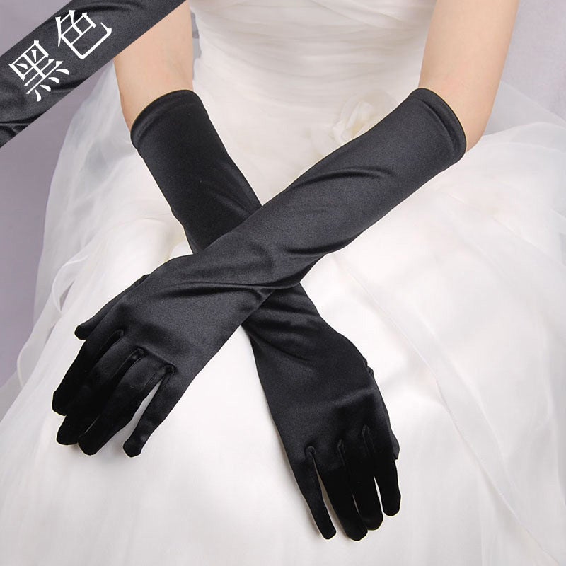 Bridal Gloves Wholesale Multicolor Wedding Black 