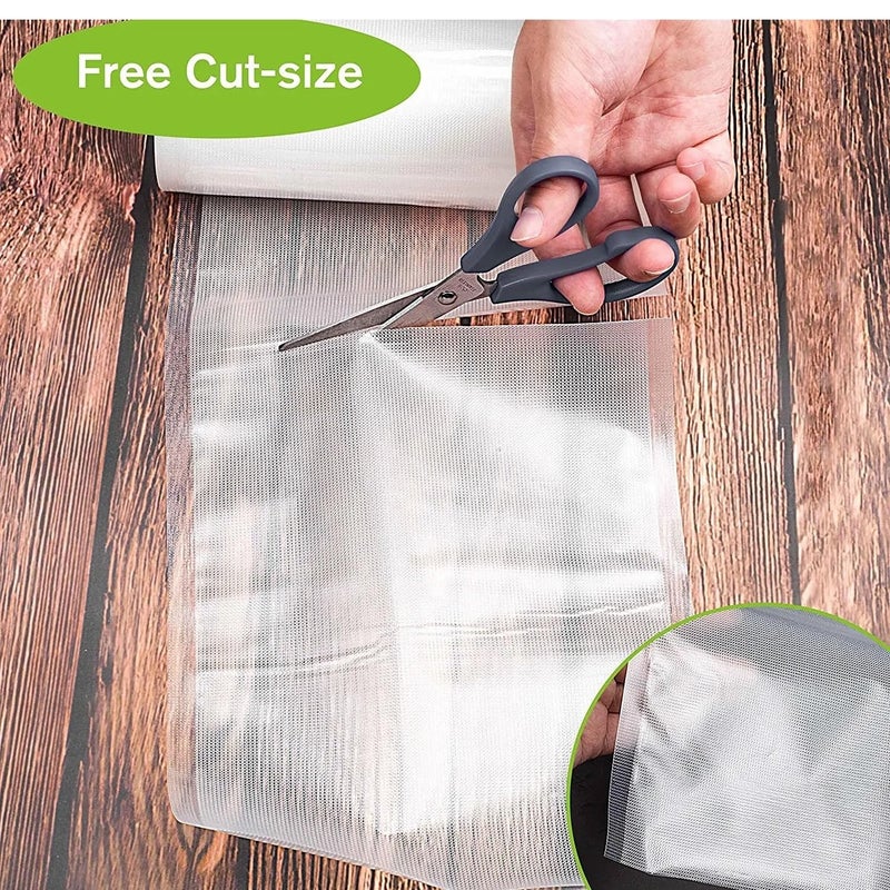VACUUM PACKERS 17cm x 15 Meter Food Vacuum Sealer Roll Transparent - Image 5