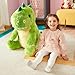 IKASA Large Dinosaur Stuffed Animal Plush ToyGiant TRex Cute 23 Jumbo Soft ToysHuge Big Size Fluffy Plushy Fat PlushieGifts for Kids - Image 2