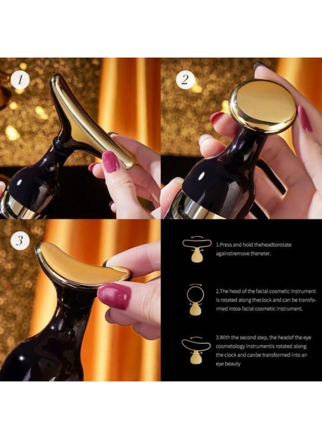 3 in 1 Multifunctional 4D Facial Tightening and Massager - 3 Modes in 1 Device for Home Use, Face and Neck Treatment - Image 4