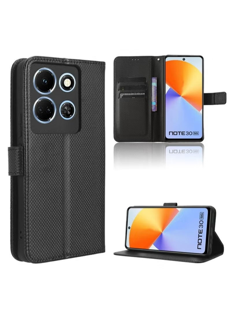 X-level - Infinix Note 30 5G/X6711 Phone Case Cover With Full Body Camera Len Protector PU Leather Wallet Card Holder Shockproof Protective Back Cover With Release Hand Phone Holder Daily Video Kickstand - Image 1
