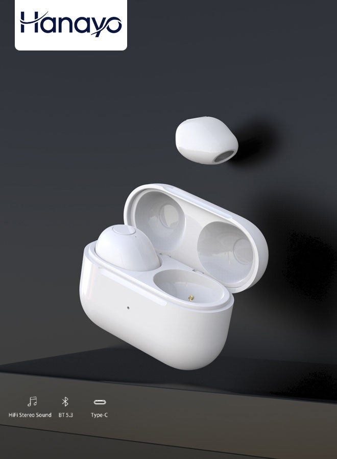 هانايو Hanayo Wireless Headphones Sleep Hifi Stereo Mini Headset With Headphone Case Suitable For Sports Games Mobile