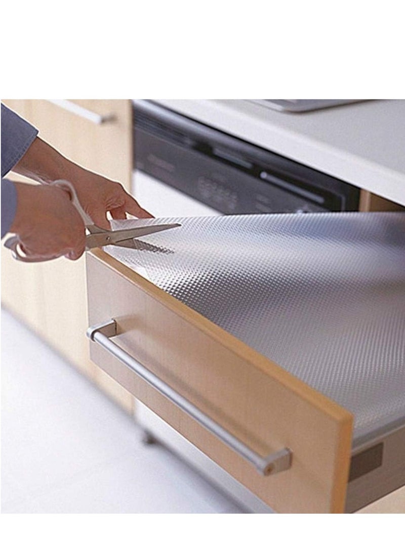 Generic Washable silicone mat roll for kitchen shelf and drawer, closet and office, high quality material (Size : 10m × 60cm)  - Image 2