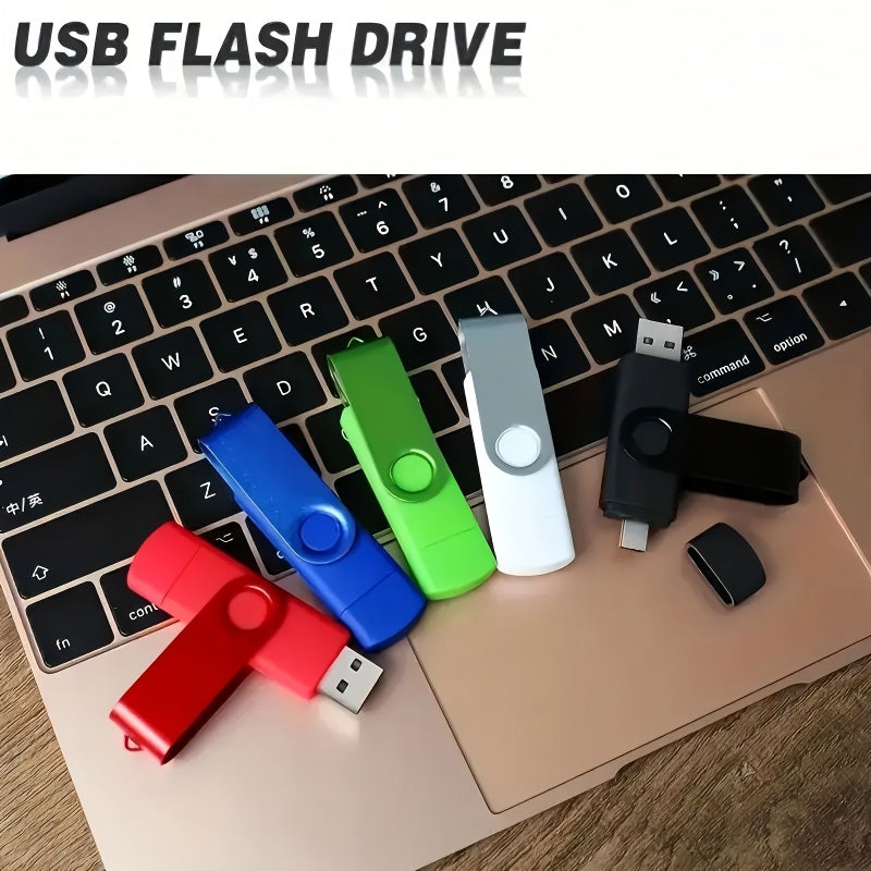 256 ميجابايت، فلاش ميموري USB من نوع C OTG، للابتوبات وأجهزة الكمبيوتر المكتبية والهواتف الذكية، باللون الأحمر. - Image 5