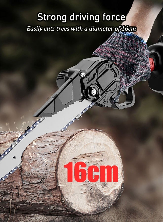 4-Inch One-Hand Lithium Chainsaw for Tools and Equipment - Versatile Saw - Image 2
