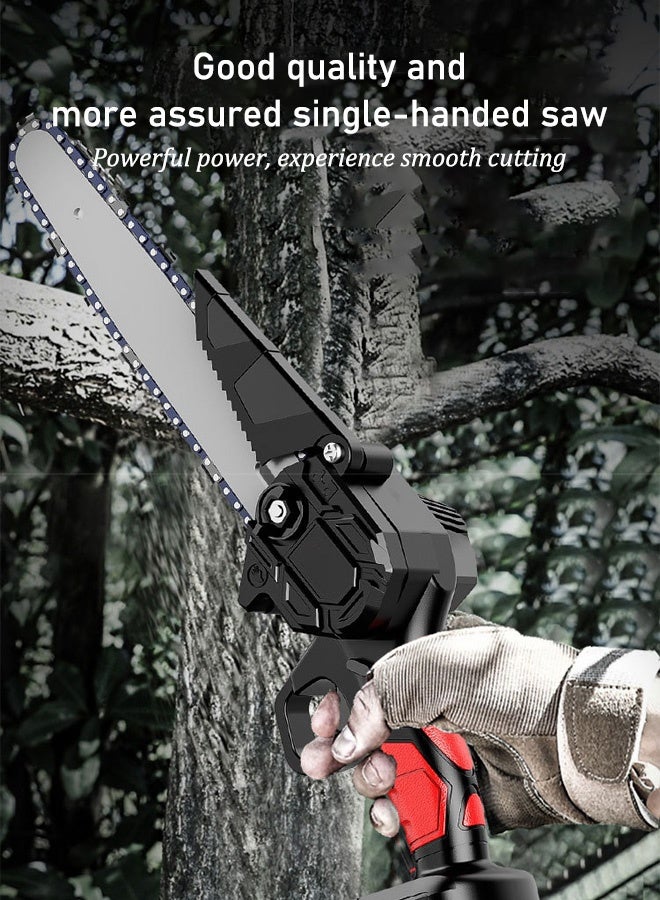 4-Inch One-Hand Lithium Chainsaw for Tools and Equipment - Versatile Saw - Image 3