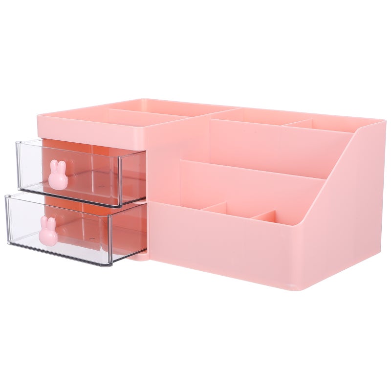 Multifunction Desk Organizer With Drawers Ideal For Office Desk Desktop Storage Box Cute Organizer Box - Image 5