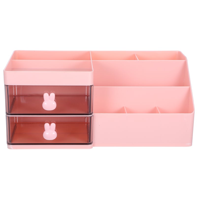 Multifunction Desk Organizer With Drawers Ideal For Office Desk Desktop Storage Box Cute Organizer Box - Image 1