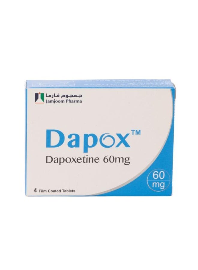 Dapox 60 Mg 4 Tablets