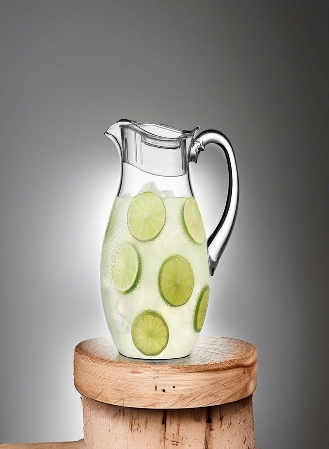 MosJos Acrylic Pitcher (72 oz), Clear Plastic, Water Pitcher with Lid, Shatterproof, BPA-Free Clear Pitcher, Ideal for Sangria, Lemonade, Juice, Iced Tea & More - Image 5