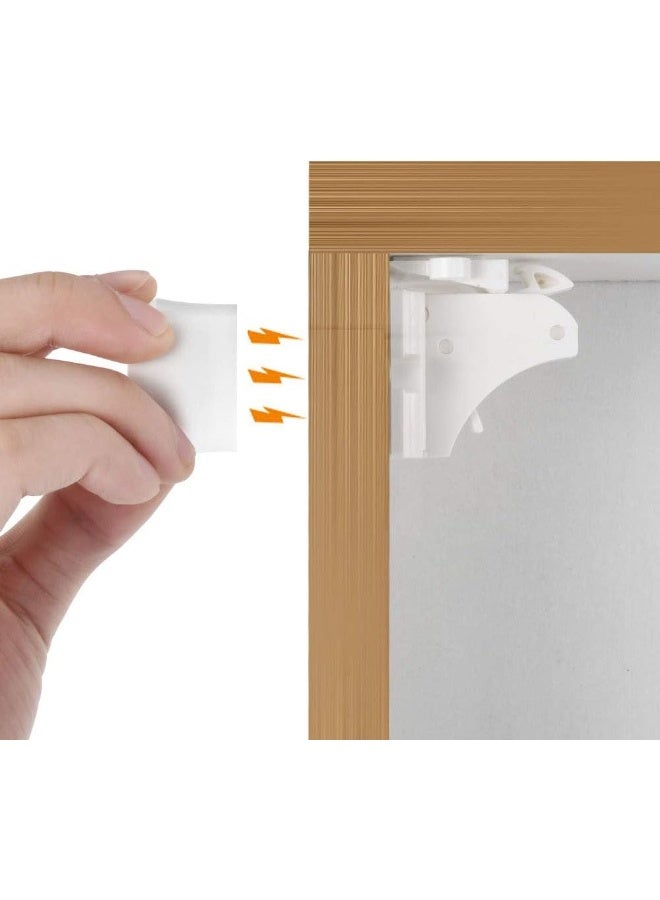 في ماسي Vmaisi Baby Proofing Magnetic Cabinet Locks (15 Locks and 2 Keys) - Image 4