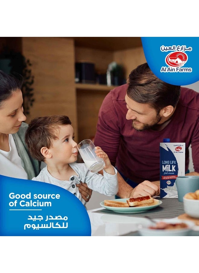 Al Ain Farms Al Ain Farms UHT Full Cream Milk 12 x 1 Liter  - Image 2