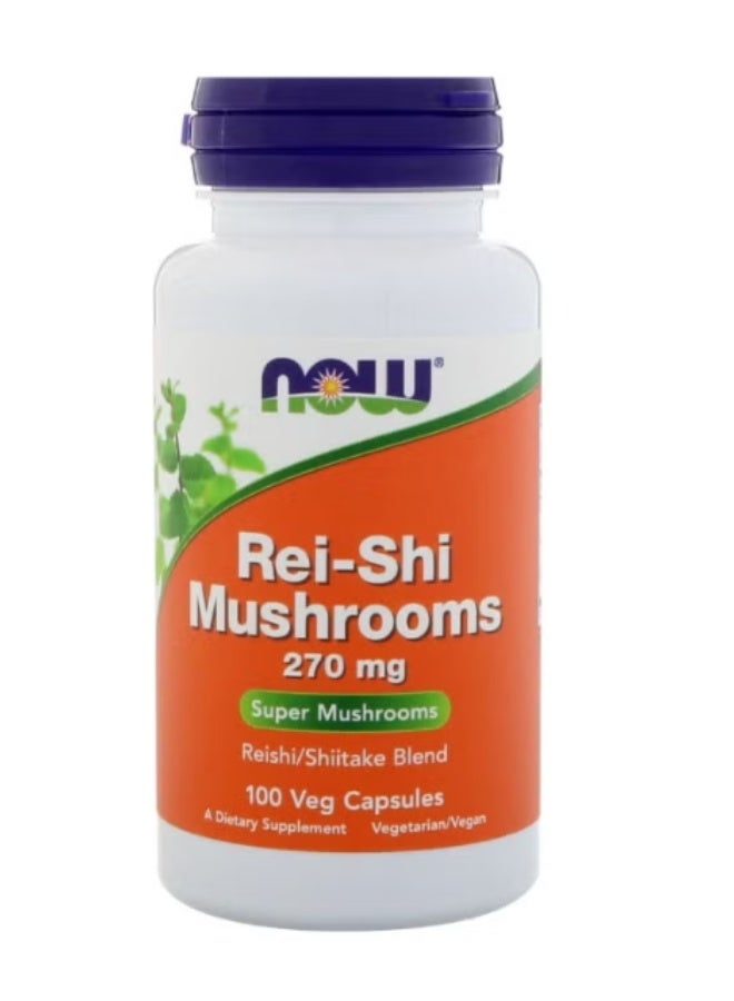 Rei-Shi Mushrooms 270 mg – 100 Veg Capsules