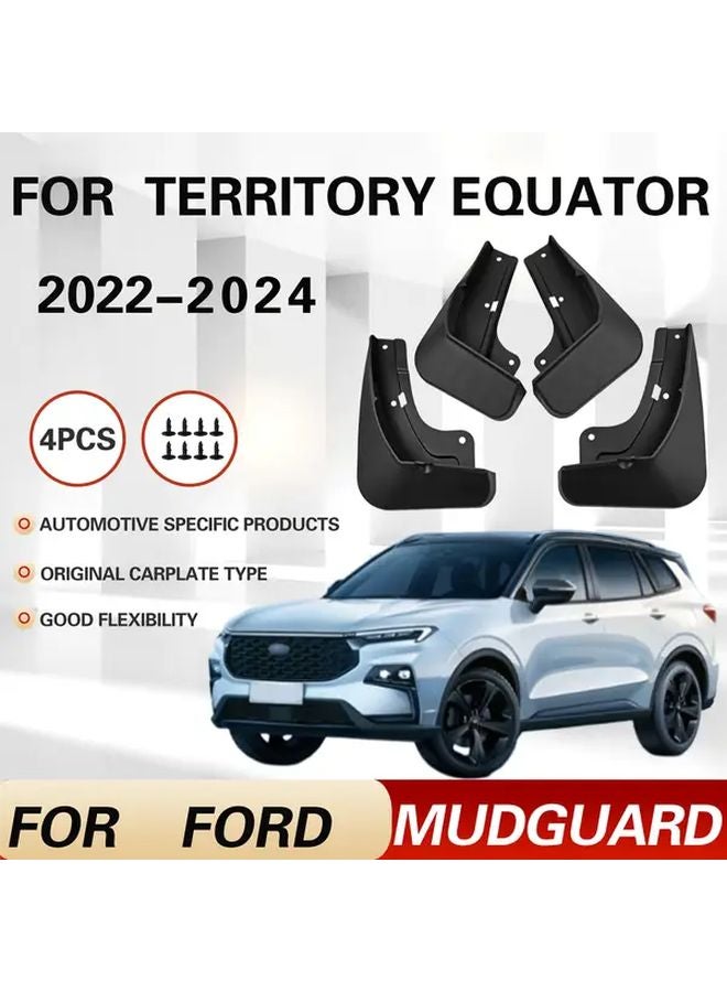 2022 2024 Ford Territory Equator Car Mudguards Front Rear Splash Proof Plastic Covers - Image 1