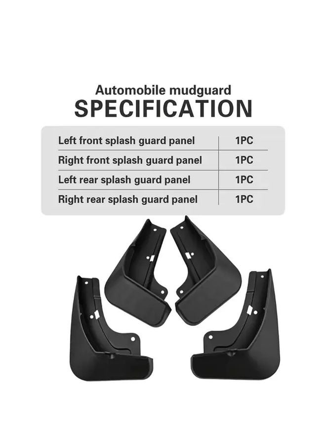 2022 2024 Ford Territory Equator Car Mudguards Front Rear Splash Proof Plastic Covers - Image 5